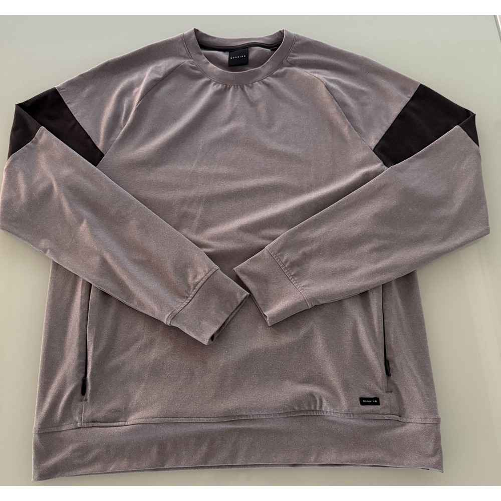 Dunning Performance‎ Pullover Shirt Men's Small Gray Long Sleeve DadCore